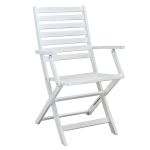 CAESAR - set tavolo in legno massiccio di acacia con 6 sedie e 2 poltrone Sortis