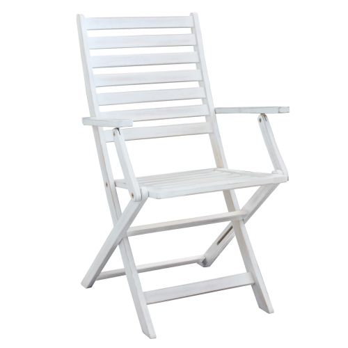 CAESAR - set tavolo in legno massiccio di acacia con 6 sedie e 2 poltrone Sortis