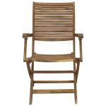 TURRIS - set tavolo in legno massiccio di acacia cm 150/200 x 90 x 74 h con 4 sedie e 2 poltrone Mulier