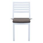DEXTER - set tavolo in alluminio cm 160/240 x 90 x 75 h con 4 sedie e 2 poltrone Dexter
