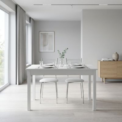 OSWALD - tavolo da pranzo moderno allungabile frassinato