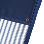 STRAND - cuscino sdraio con doppia cucitura idrorepellente a righe